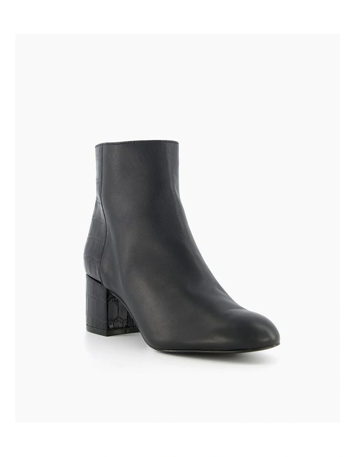 Dune London Oleah Ankle Boot In Black 4 Dune London Oleah Ankle Boot In Black - Image 2