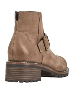 Crump Nubuck Leather Boot In Taupe 10 Crump Nubuck Leather Boot In Taupe -Myer Fashion Store 988720120 4 720x928