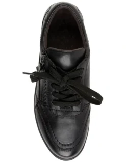 Kari Leather Sneaker In Black -Myer Fashion Store 988720210 3 720x928