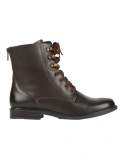 Miller Leather Boot In Chocolate