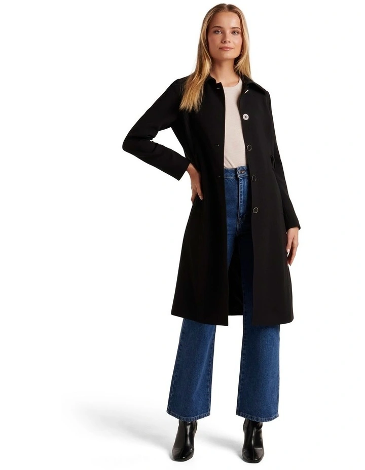 Forever New Cassie Trench Mac In Black 3 Forever New Cassie Trench Mac In Black