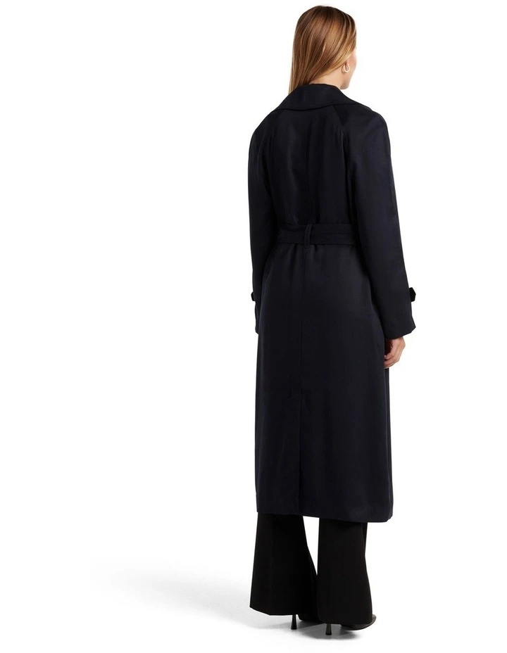 Forever New Rose Soft Trench In Navy 4 Forever New Rose Soft Trench In Navy - Image 2