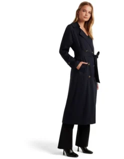 Forever New Rose Soft Trench In Navy 8 Forever New Rose Soft Trench In Navy -Myer Fashion Store 988816870 3 720x928