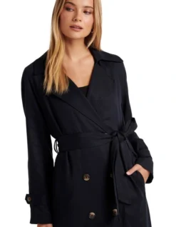 Forever New Rose Soft Trench In Navy 9 Forever New Rose Soft Trench In Navy -Myer Fashion Store 988816870 4 720x928