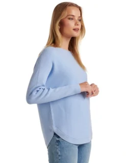 Forever New Abbie Essential Knit Jumper In Blue -Myer Fashion Store 988819210 3 720x928
