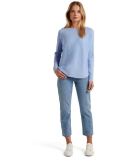 Forever New Abbie Essential Knit Jumper In Blue -Myer Fashion Store 988819210 5 720x928