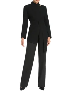 Luisa Felted Wool Coat In Black 7 Luisa Felted Wool Coat In Black -Myer Fashion Store 989832160 2 720x928
