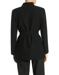 Luisa Felted Wool Coat In Black 9 Luisa Felted Wool Coat In Black -Myer Fashion Store 989832160 4 720x928