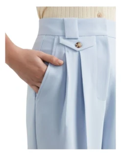 French Connection Tailored Twill Wide Leg Pant In Blue 8 French Connection Tailored Twill Wide Leg Pant In Blue -Myer Fashion Store 989960410 3 720x928