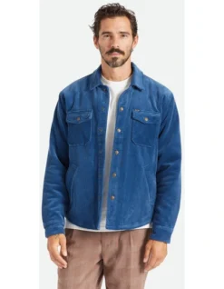 Brixton Durham Lined Jacket In Blue