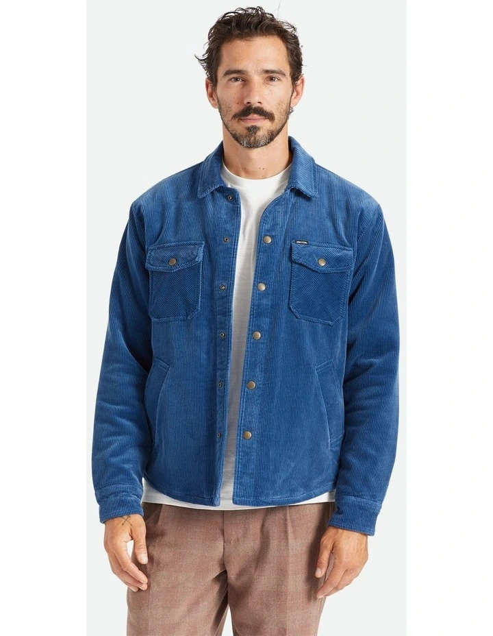 Brixton Durham Lined Jacket In Blue 3 Brixton Durham Lined Jacket In Blue