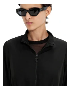 Linear Sunglasses In Black -Myer Fashion Store 990035560 3 720x928