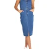 Marcia Denim Pinafore In Blue