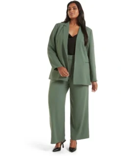 Tori Boyfriend Blazer In Green -Myer Fashion Store 990463150 5 720x928