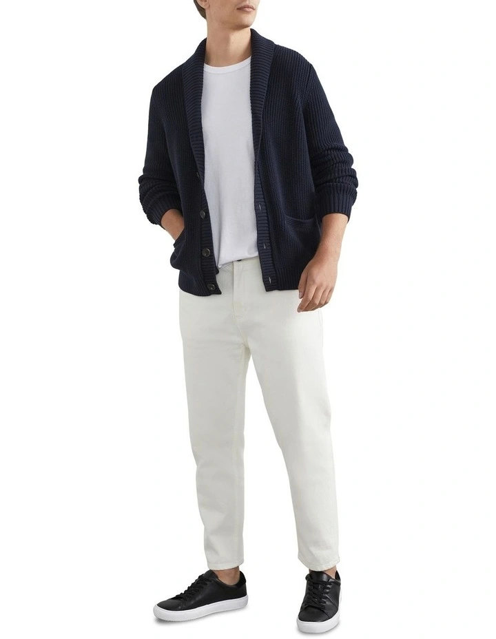 French Connection Shawl Collar Cardigan In Navy 4 French Connection Shawl Collar Cardigan In Navy - Image 2