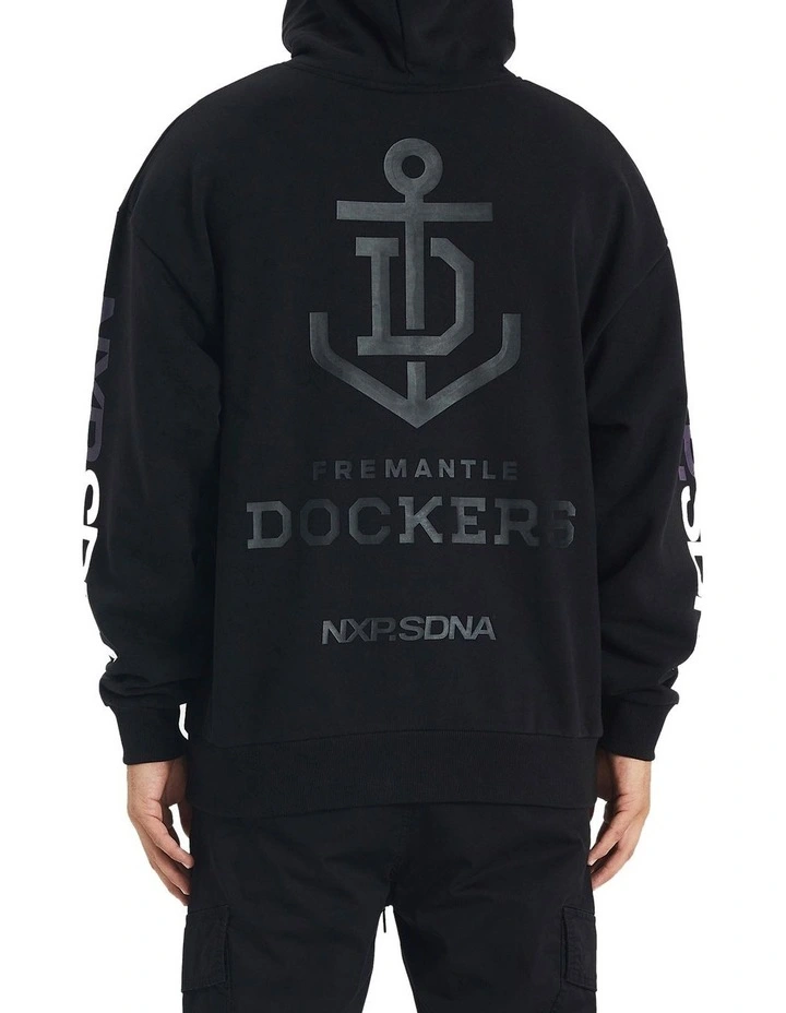 Freemantle Relaxed Fit Hoodie In Black 3 Freemantle Relaxed Fit Hoodie In Black