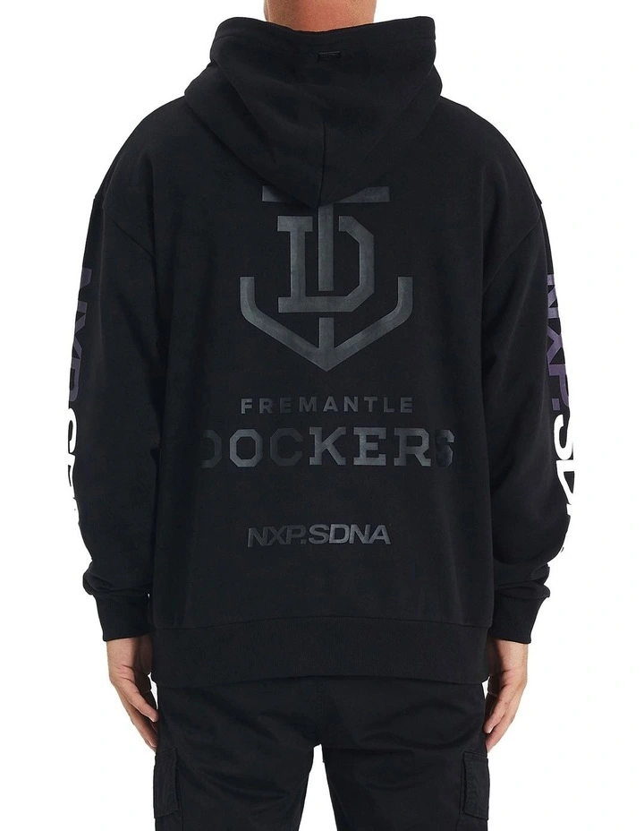 Freemantle Relaxed Fit Hoodie In Black 4 Freemantle Relaxed Fit Hoodie In Black - Image 2