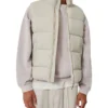 The New Hanam Puffer Vest In Stone