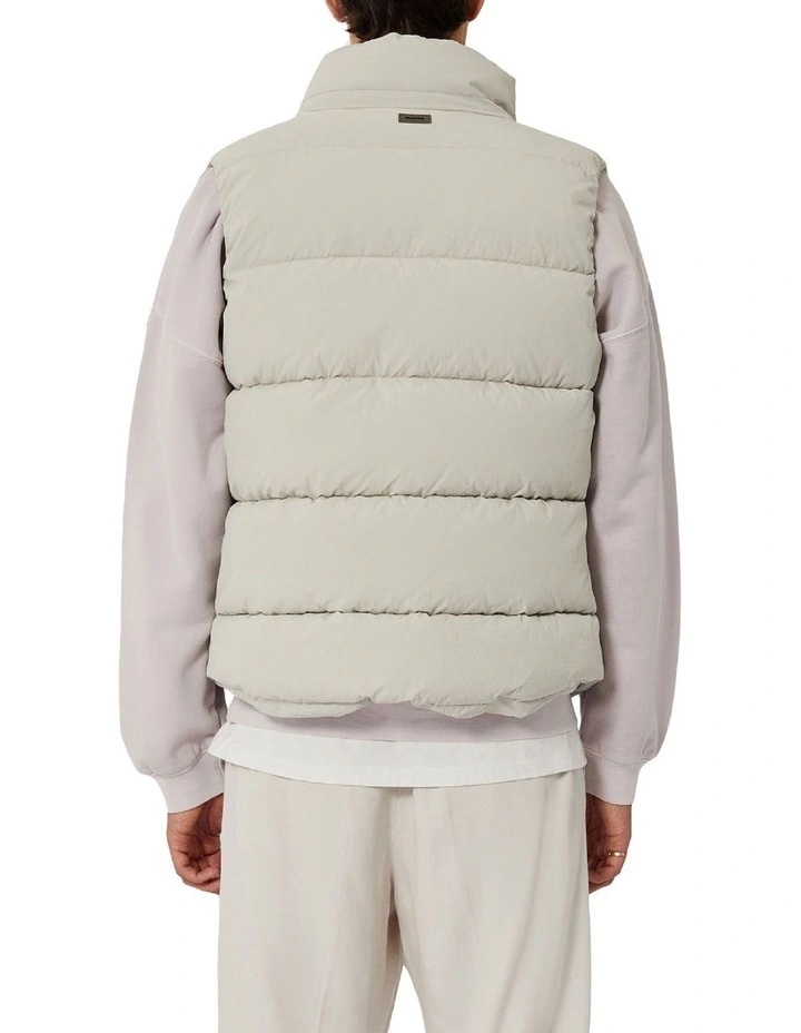 The New Hanam Puffer Vest In Stone 4 The New Hanam Puffer Vest In Stone - Image 2