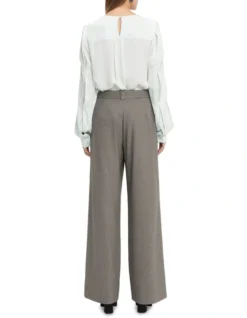 Houndstooth Straight Leg Pant In Brown Multi -Myer Fashion Store 991259740 2 720x928