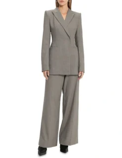 Houndstooth Straight Leg Pant In Brown Multi -Myer Fashion Store 991259740 4 720x928