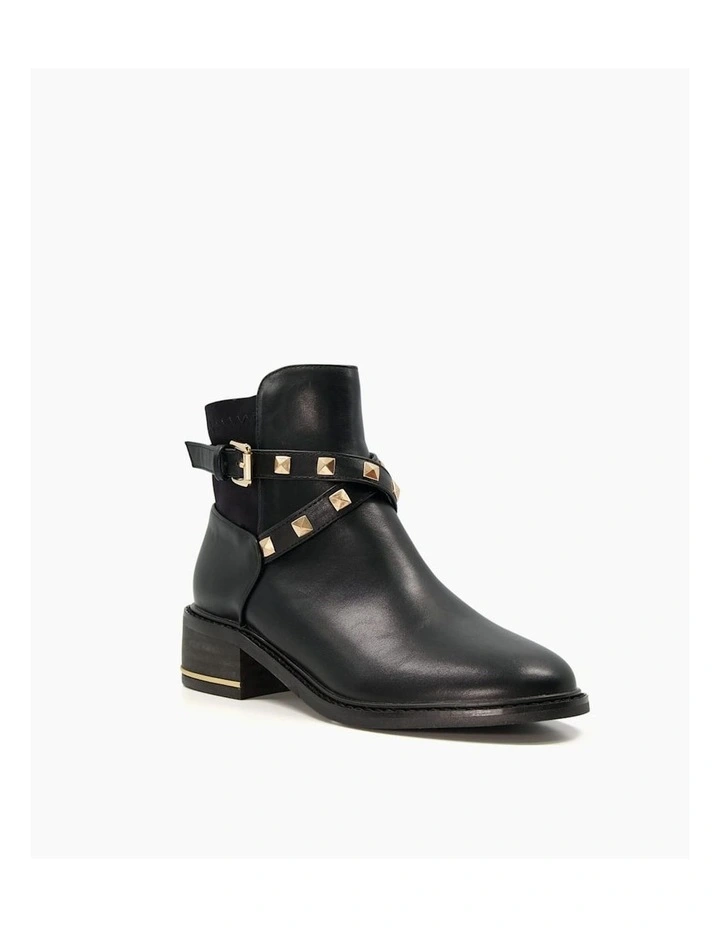 Dune London Pegie Ankle Boot In Black 4 Dune London Pegie Ankle Boot In Black - Image 2