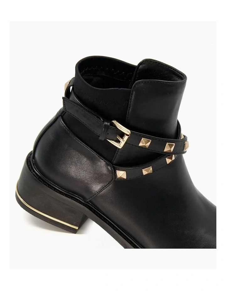 Dune London Pegie Ankle Boot In Black 5 Dune London Pegie Ankle Boot In Black - Image 3