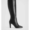 Knee High Leather Boot In Black 2 Knee High Leather Boot In Black -Myer Fashion Store 993174940 1 720x928
