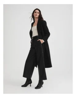 Leather Round Toe Heeled Boot In Black -Myer Fashion Store 993175210 5 720x928