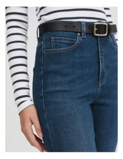 Kick Flare Jean In Mid Blue Wash -Myer Fashion Store 993175930 3 720x928