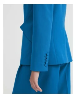 Seam Detail Single Breasted Blazer In Sorrento Blue 13 Seam Detail Single Breasted Blazer In Sorrento Blue -Myer Fashion Store 993178630 5 720x928