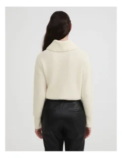 Merino Zip Through Knit In Cream 9 Merino Zip Through Knit In Cream -Myer Fashion Store 993181870 4 720x928