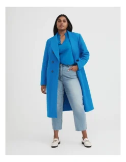 Cotton Shirred Blouse In Sorrento Blue -Myer Fashion Store 993246220 3 720x928