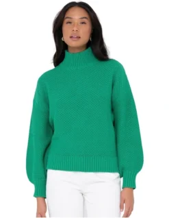 Rusty Marlow Chunky Knit In Green