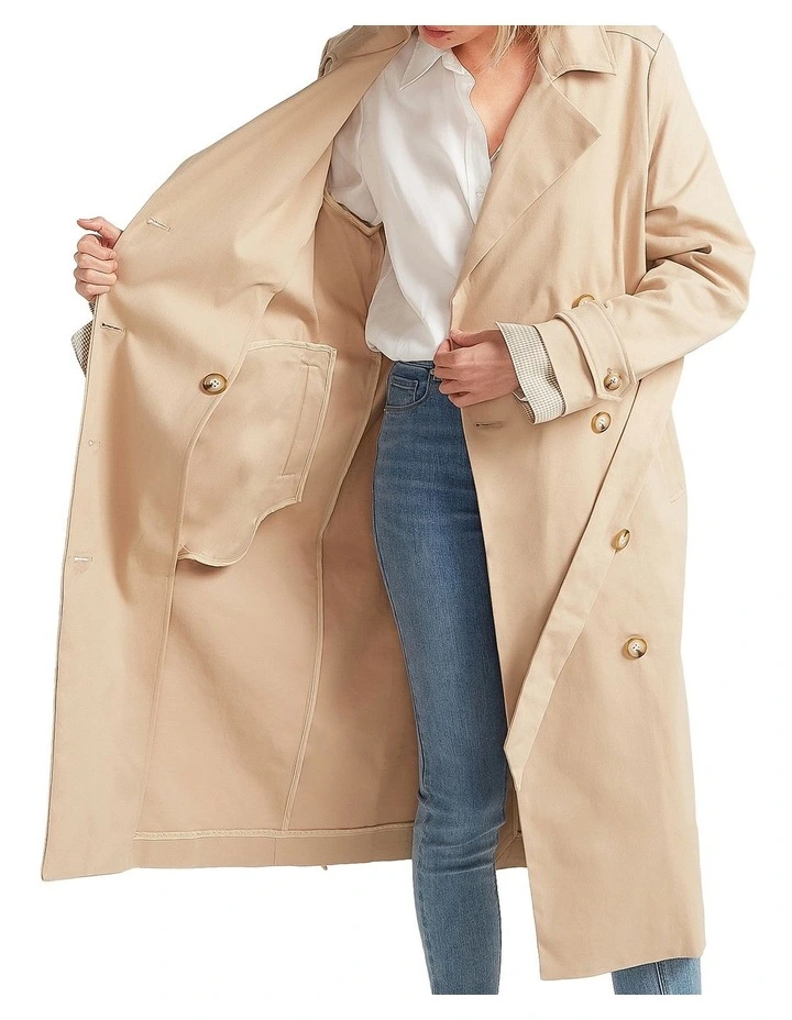 Empirical Trench Coat In Brown 7 Empirical Trench Coat In Brown - Image 5