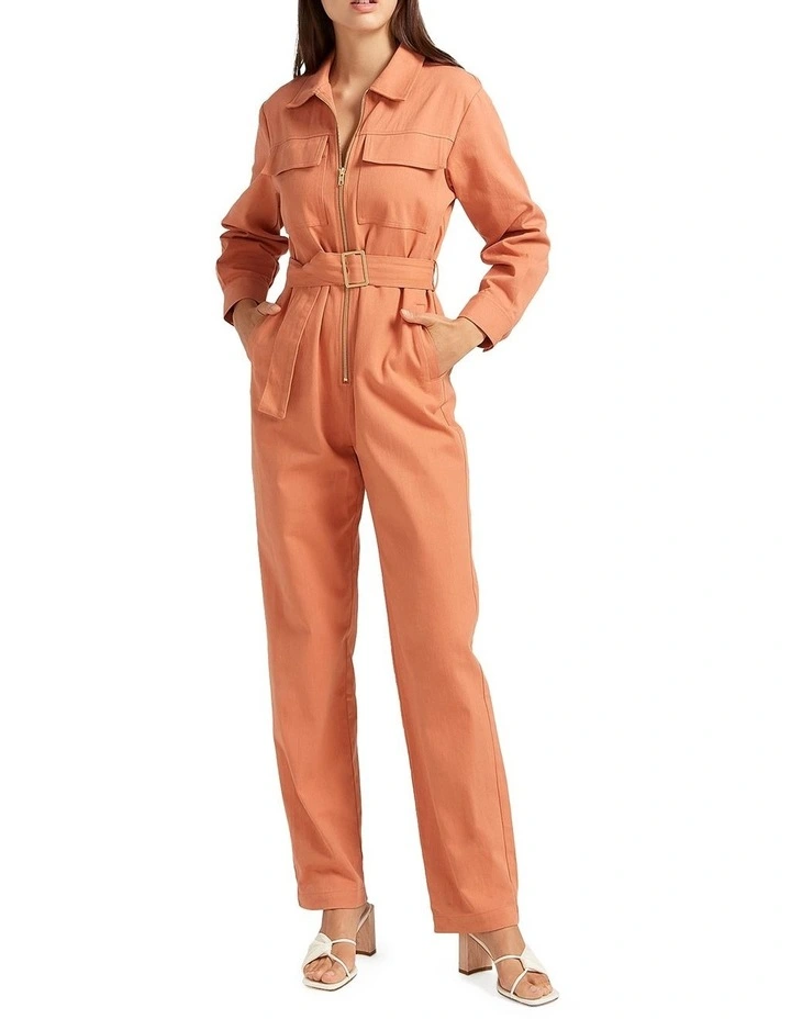 Montana Utility Jumpsuit In Orange 3 Montana Utility Jumpsuit In Orange