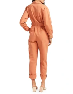 Montana Utility Jumpsuit In Orange 10 Montana Utility Jumpsuit In Orange -Myer Fashion Store 995832010 3 720x928