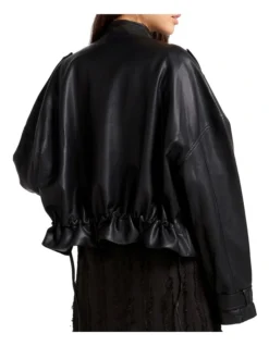 Reload Draped Leather Look Jacket In Black -Myer Fashion Store 995832280 995825980 3 720x928